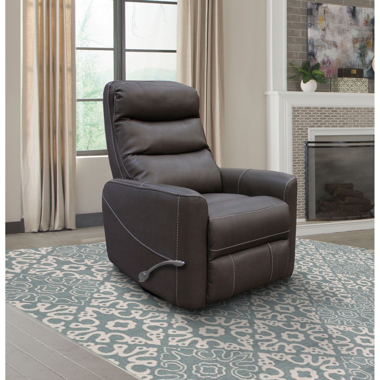 Hercules swivel hot sale glider recliner